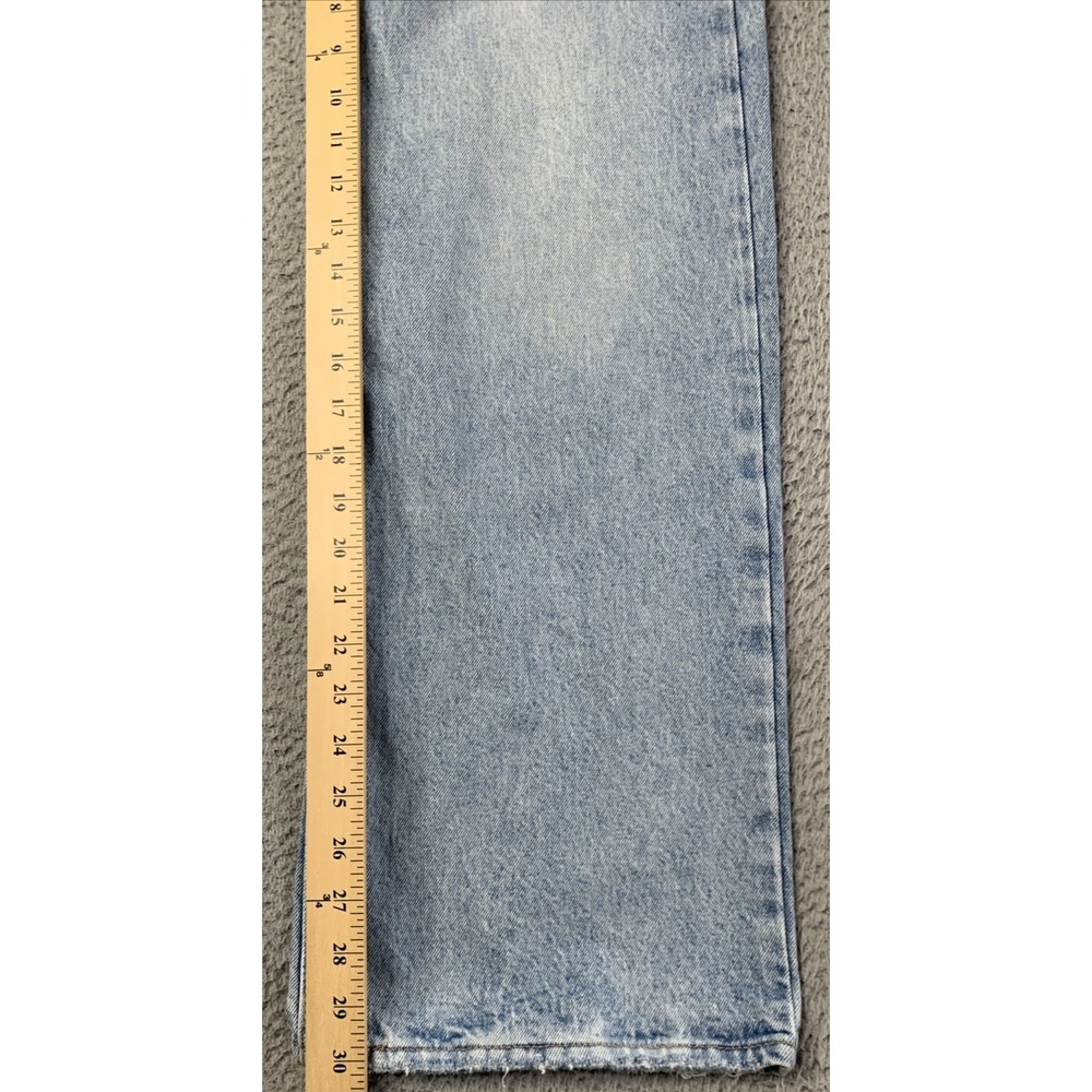 Levi's Light Blue High Rise Wide Leg Jeans - Picture 4 of 11